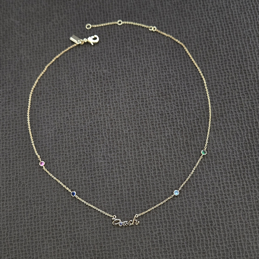 Coach Stationary Script🖋 "Coach" Necklace - Picture 14 of 15